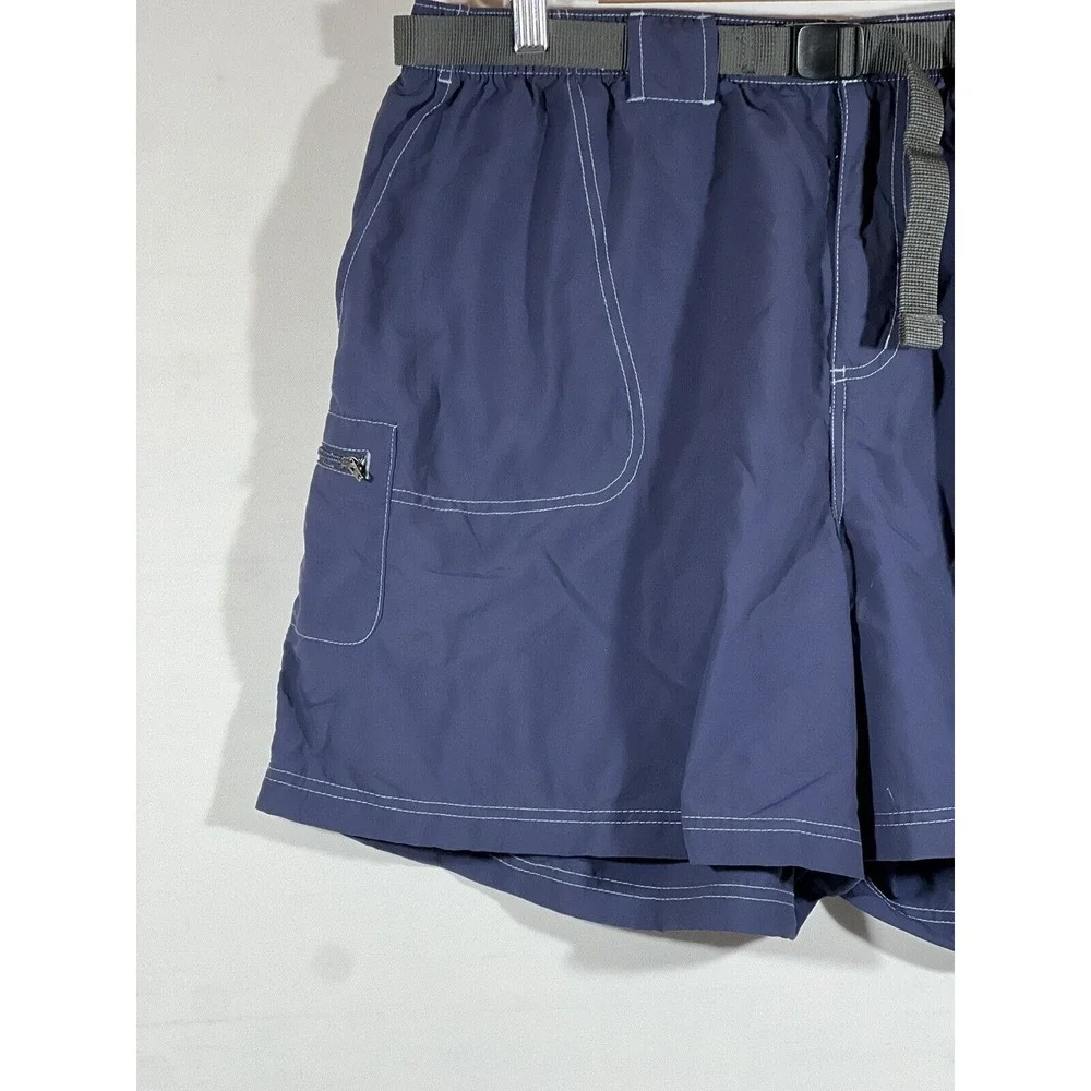 Columbia Cargo Shorts Mens 2XL Blue Hiking Gorpcore Outdoor Utility Trail